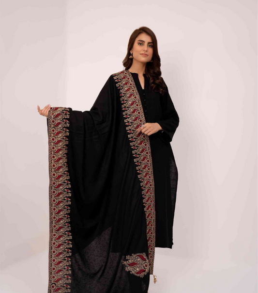 Karandi Embroidered Shawls