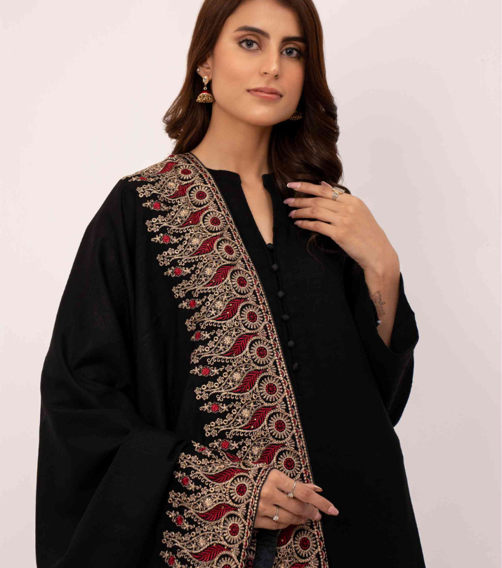 Karandi Embroidered Shawls