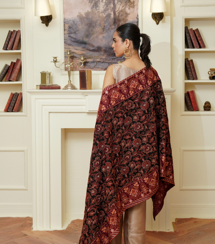 KarandiJall Embroidered Shawls