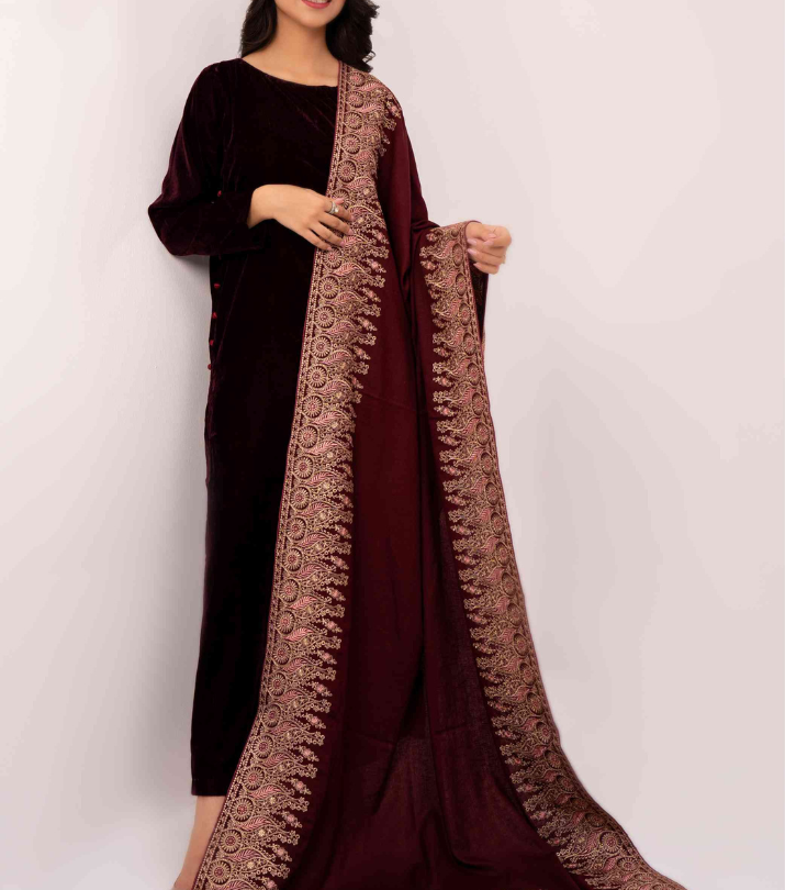 Karandi Embroidered Shawls