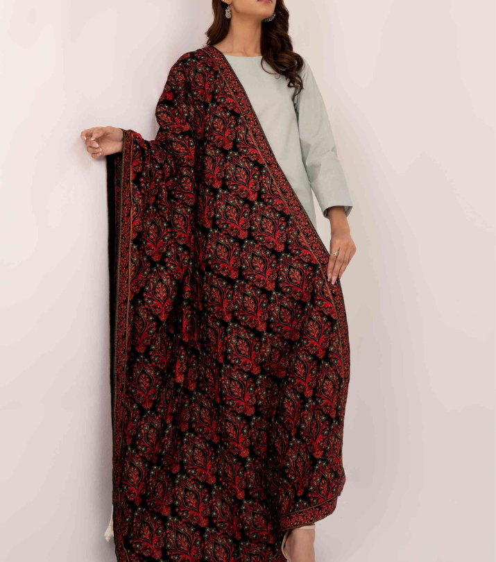 Karandi Embroidered Shawls