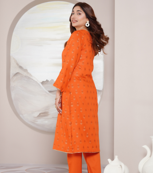 Naksh Stitched Embroidered Suit