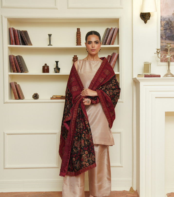 KarandiJall Embroidered Shawls