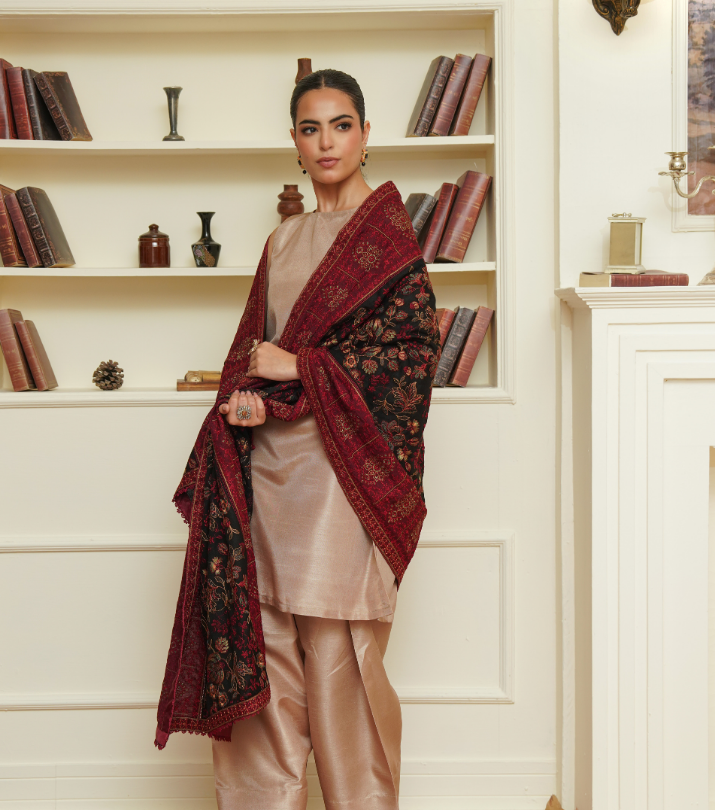 KarandiJall Embroidered Shawls