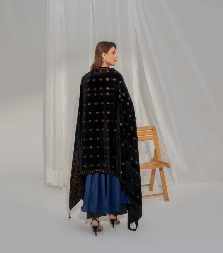 Micro 9000 Velvet Stone  Shawl