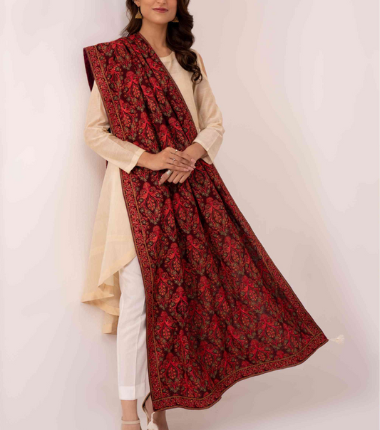 Karandi Embroidered Shawls