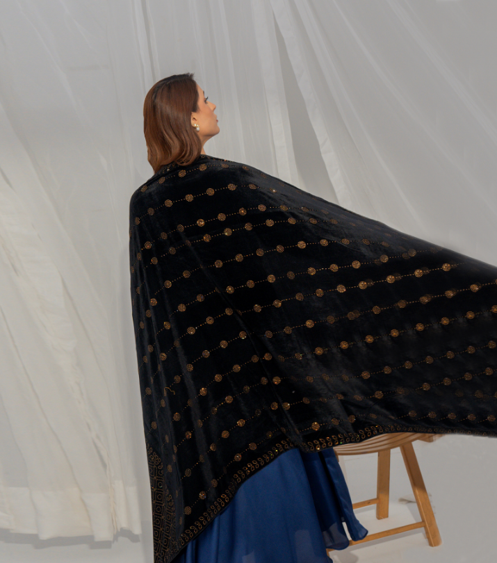 Micro 9000 Velvet Stone  Shawl