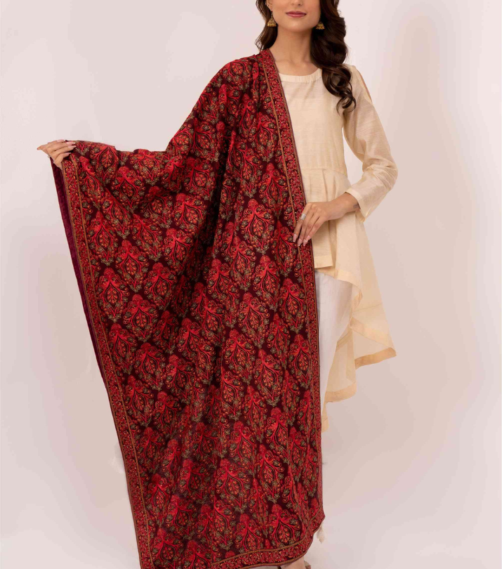 Karandi Embroidered Shawls