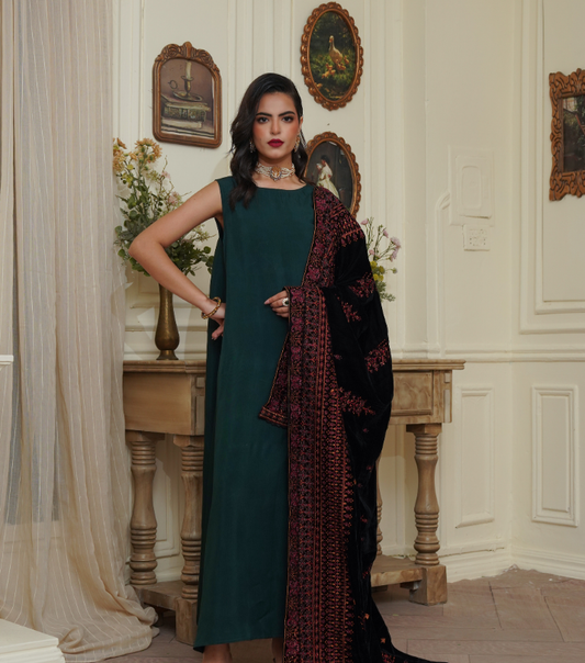 Velvet Embroidered Shawls