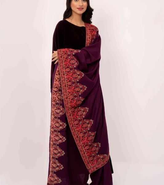 Karandi Embroidered Shawls