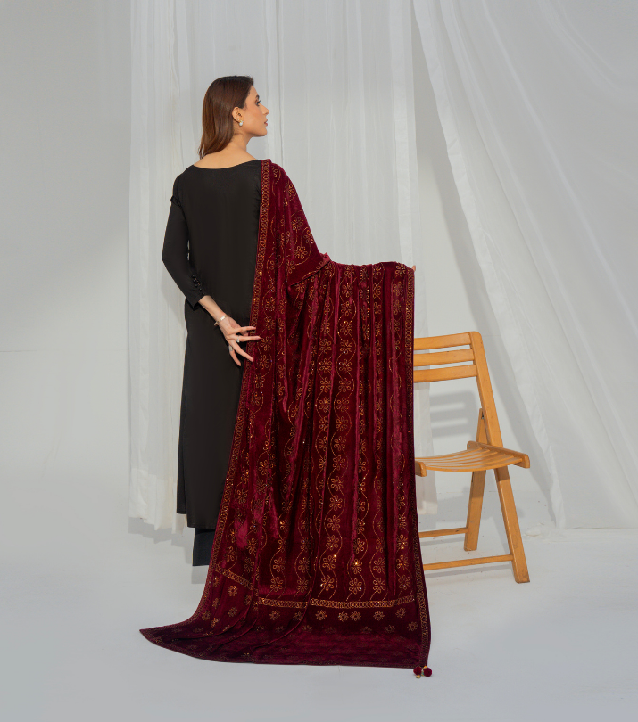 Micro 9000 Velvet Stone  Shawl