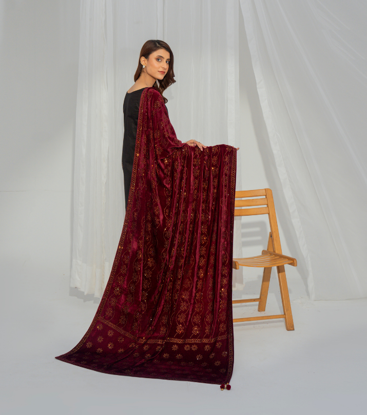 Micro 9000 Velvet Stone  Shawl