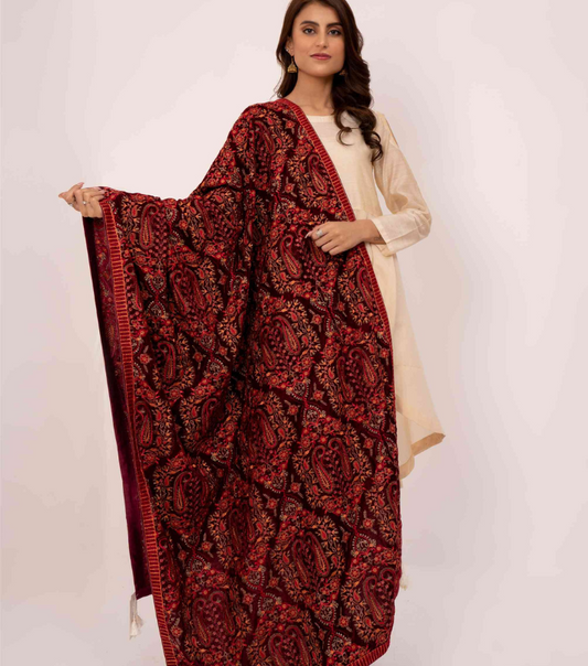 Karandi Embroidered Shawls