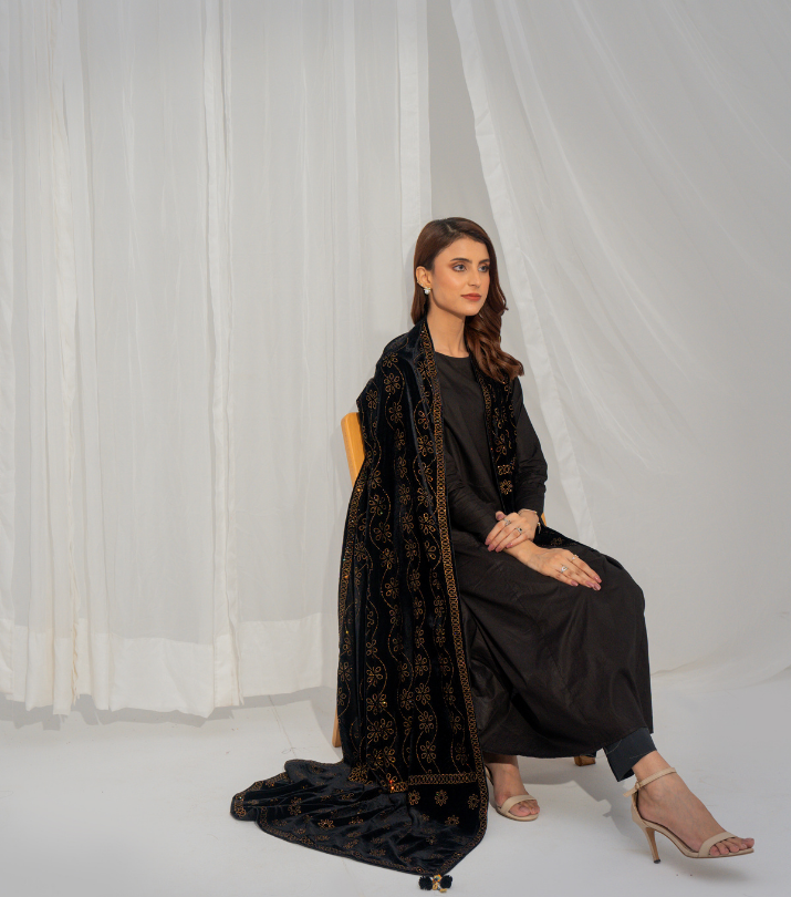 Micro 9000 Velvet Stone  Shawl