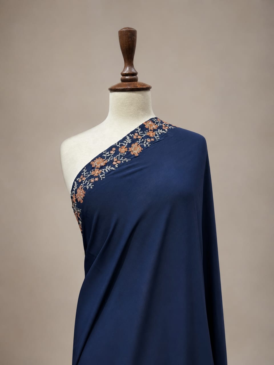 Pure Korean Chiffon Embroidery Elegance