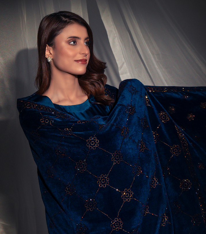Micro 9000 Velvet Stone  Shawl