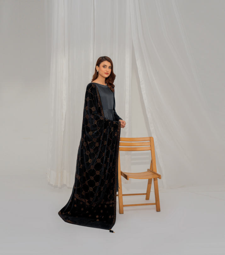 Micro 9000 Velvet Stone  Shawl
