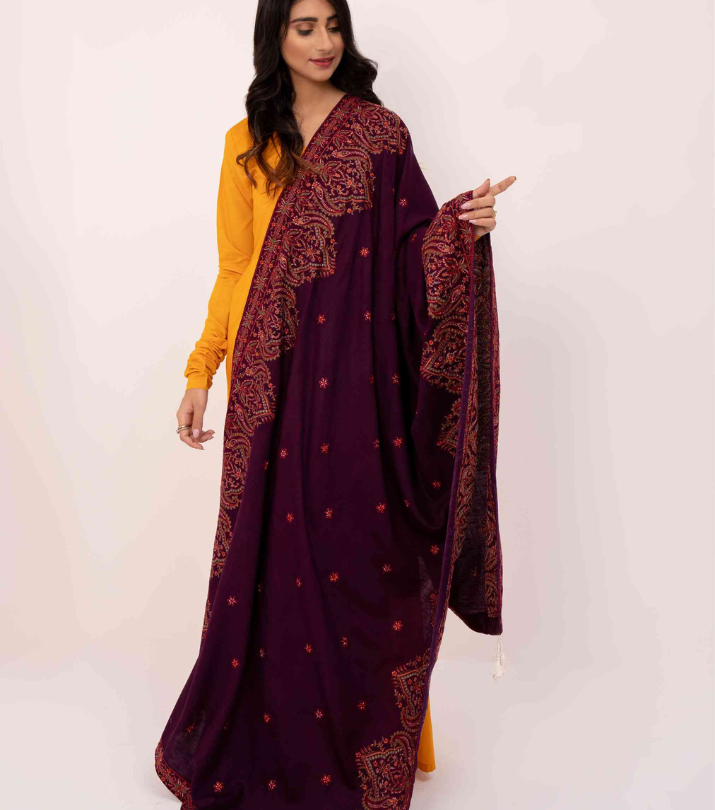 Karandi Embroidered Shawls