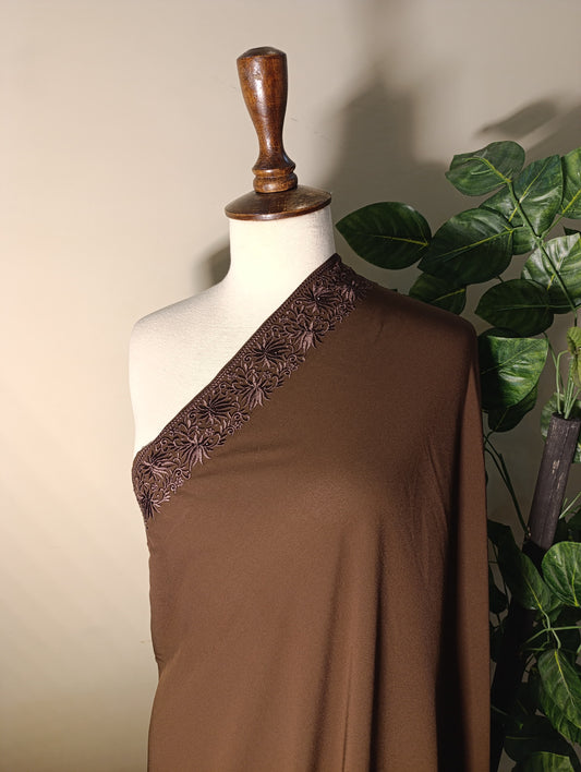 Pure Korean  Chiffon  Embroidery  Elegance