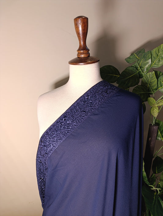 Pure Korean  Chiffon  Embroidery   Elegance