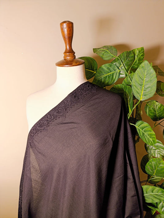 Lawn  Embroidery Shawl