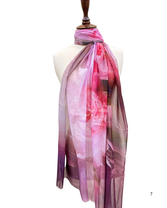 Turkish Digital Printed  lime light