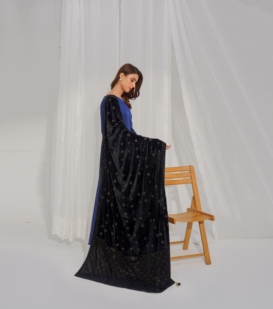 Micro 9000 Velvet Stone  Shawl