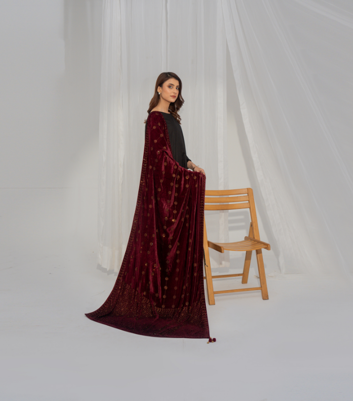 Micro 9000 Velvet Stone  Shawl