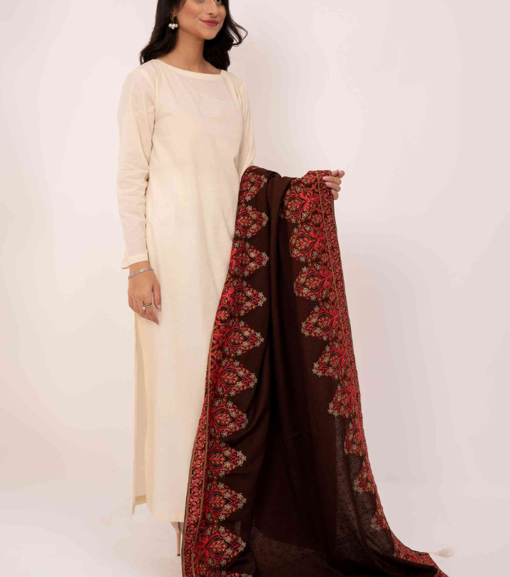 Karandi Embroidered Shawls