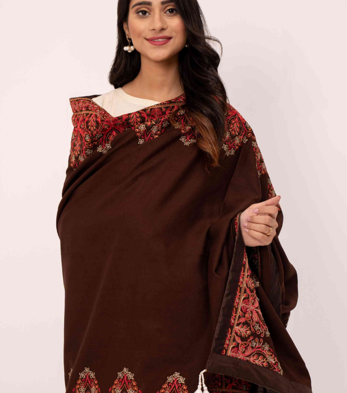 Karandi Embroidered Shawls