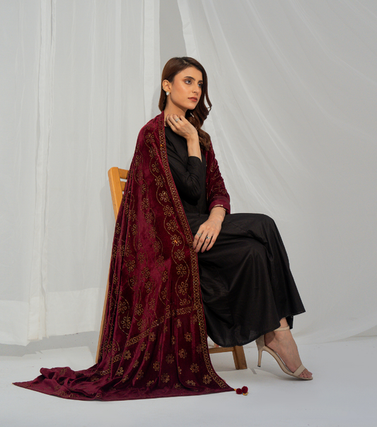 Micro 9000 Velvet Stone  Shawl