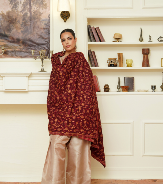 KarandiJall Embroidered Shawls