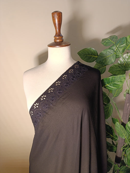 Korean Shafoon  Embroidery & Kavia Elegance