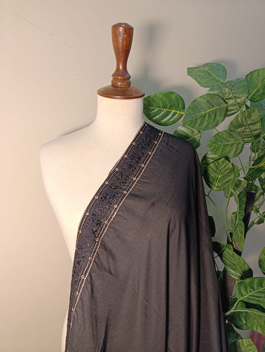 Lawn  Embroidery Shawl