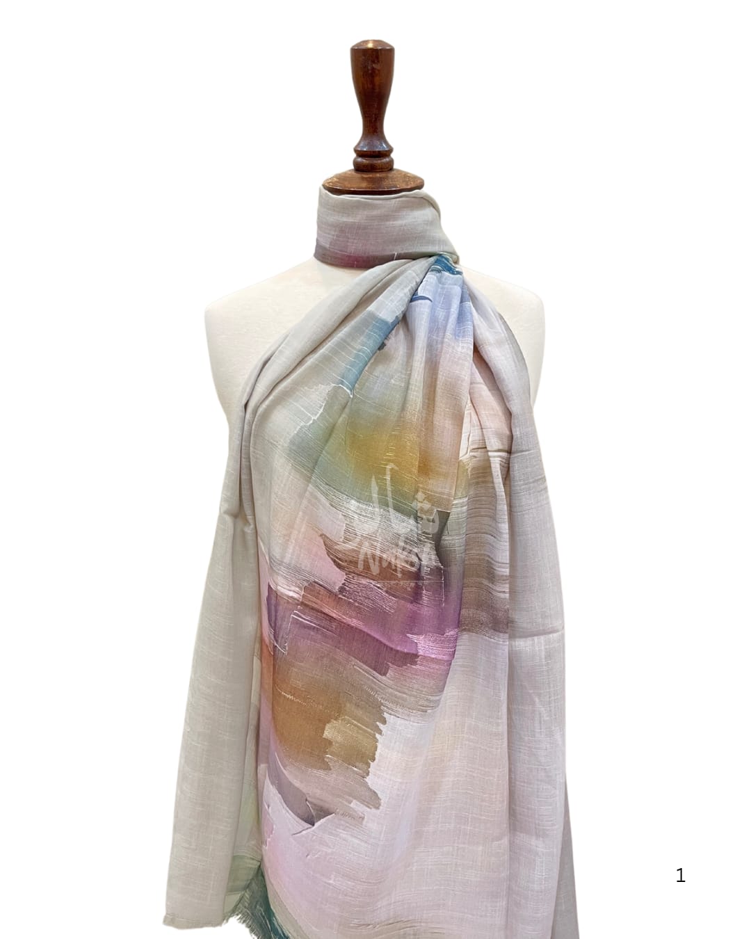 Turkish Digital Printed  lime light