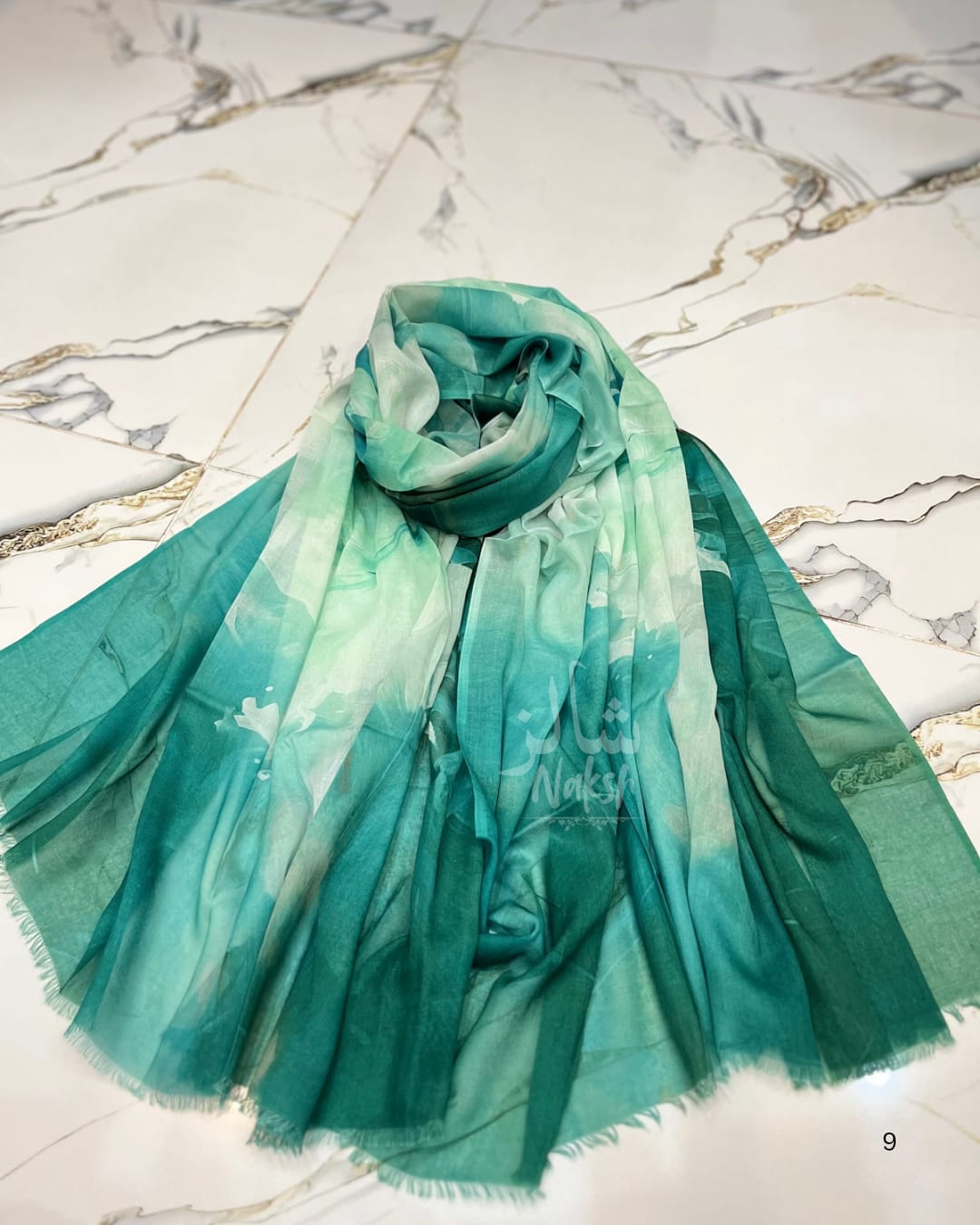 Turkish Digital Printed  lime light