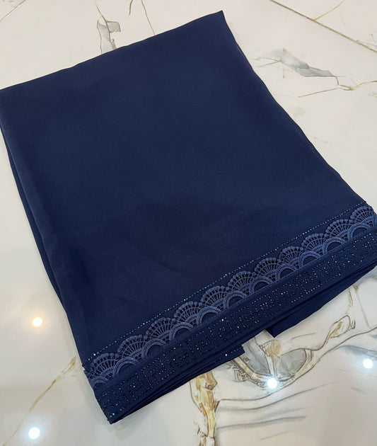 Korean Shafoon  Stone & Lace