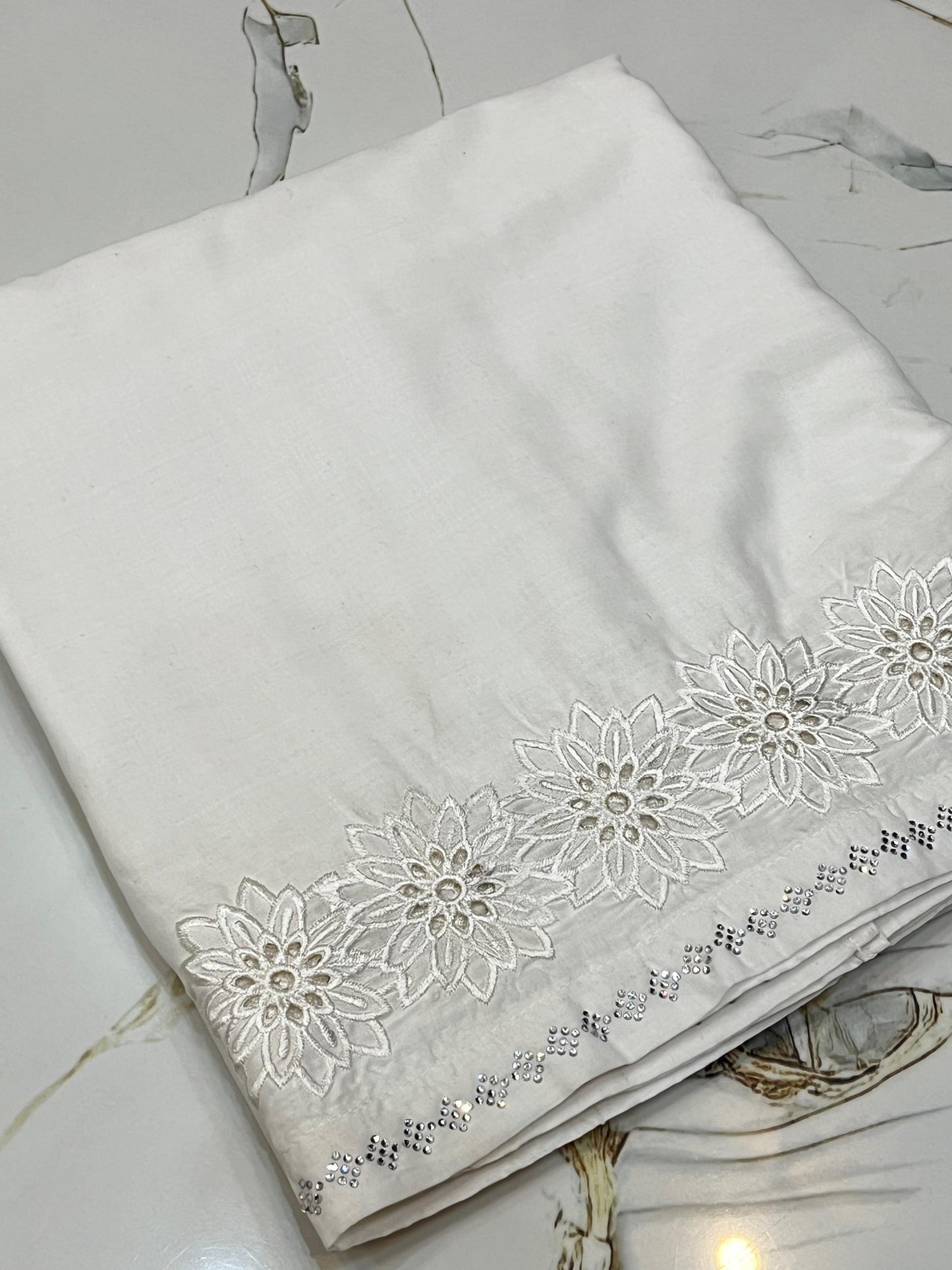 Lawn  Embroidery Shawl