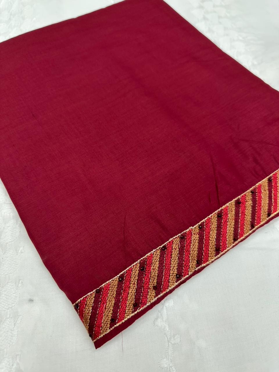 Lawn Embroidery Multi patti Elegance
